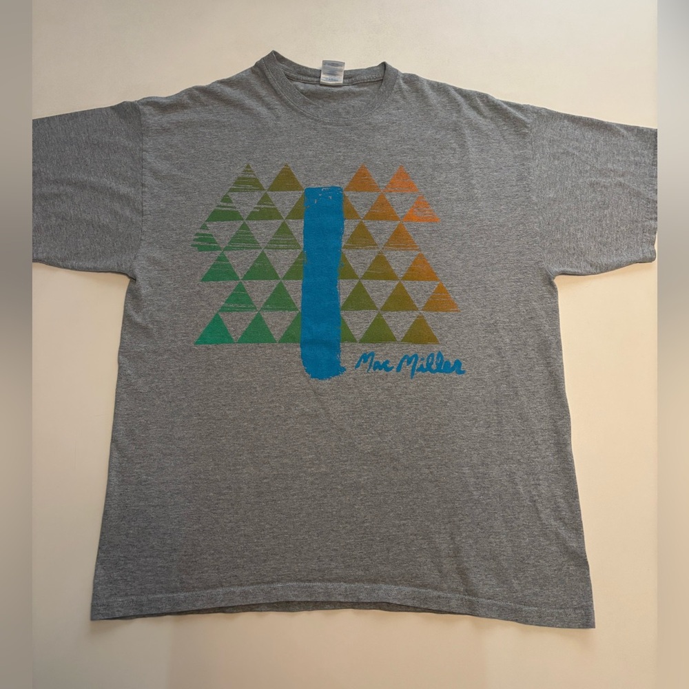 Mac miller tour triangles band shirt